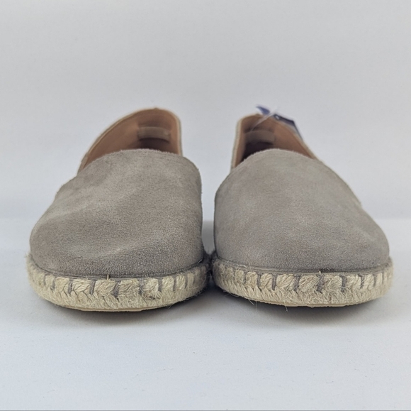 Verbenas Espadrilles Carmen Suede Leather Closed Toe Stone EU41 (9.5/10) NWT - Picture 8 of 16